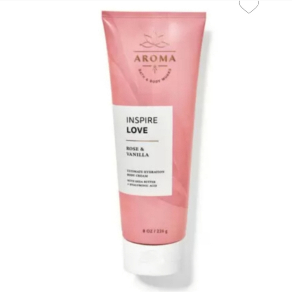 🩷 ROSE VANILLA "LOVE" AROMA ULTIMATE HYDRATION BODY CREAM by Bath and Body Work